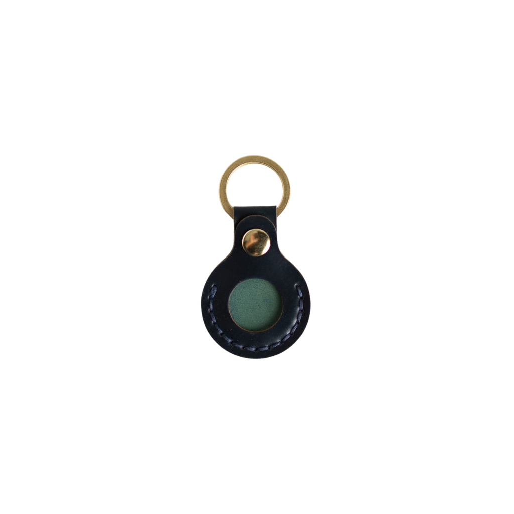 Navy Shell Airtag Holder