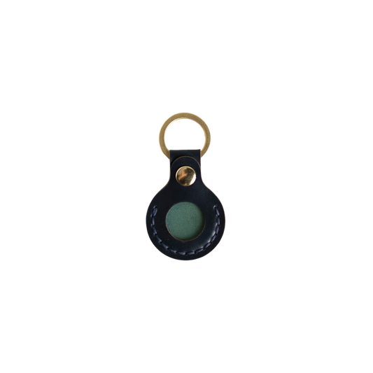 Navy Shell Airtag Holder