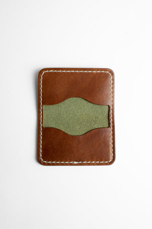 Olive Pueblo/Tan Harness 3 Pocket Bifold